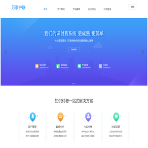 知识付费模板