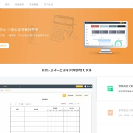 账信云会计财务软件 - 智能化财务软件