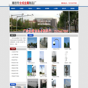 山东监控立杆厂家,山东道路监控杆,潍坊交通监控立杆定做安装
