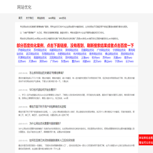 网站优化