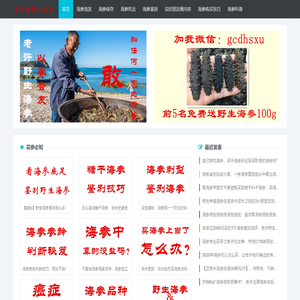 怎样选购海参_海参多少钱一斤_老许自己捞的正宗长岛纯野生海参