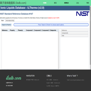 离子液体数据库（ilsdb.com）