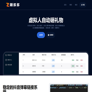 砸多多-虚拟人直播工具