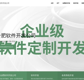 合肥软件外包公司-定制-开发