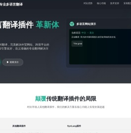 SynLang - 专业多语言翻译插件_扒前端