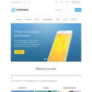 Your store. Home page title