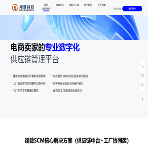 翊数科技-跨境采购供应链管理-托管ERP-服装供应链-跨境SCM/MRP企业中台