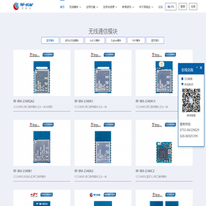 蓝牙串口模块BLE_ZigBee_UWB_WiFi射频模块_无线通信模块厂商|信驰达