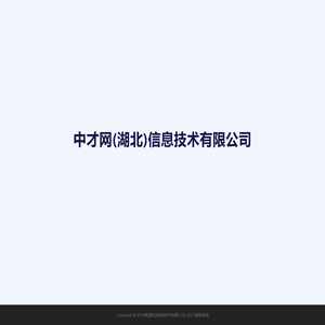 中才网(湖北)信息技术有限公司