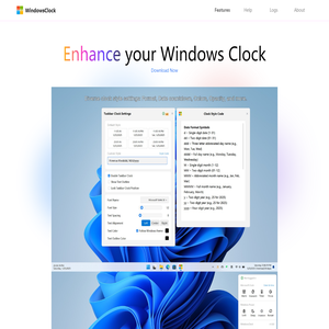 WindowsClock - Enhance your Windows Clock