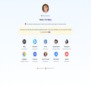 Hzyo Homepage