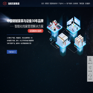 洛阳花都集团 -智慧档案库房建设方案供应商、智能密集架厂家
