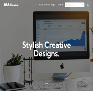 Web service - Business Category Bootstrap Responsive Website Template - Home