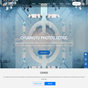 Fuzhou ChuangYu Photoelectric Co.,Ltd.-Specializing in the design, sales and production of precision optical components and crystal components