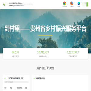 到村里-贵州省乡村振兴服务平台
