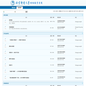 北京邮电大学网络教育学院论坛