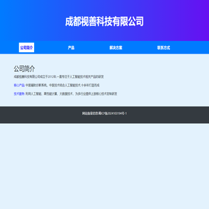 成都视善科技有限公司