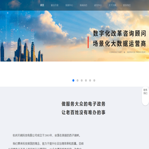 天阙科技-社会治理数字化领航者-杭州天阙科技有限公司