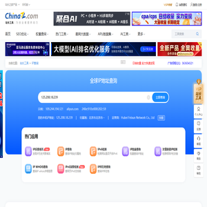 IP地址查询 - 站长工具