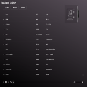 智诚云音乐 — 在线视听