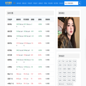 国际黄金白银实时价格_今日铂金钯金最新行情报价_金价查询