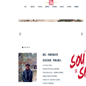 廋石书画