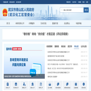 武汉市青山区人民政府（武汉化工区管委会）