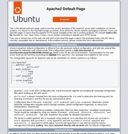 Apache2 Ubuntu Default Page: It works
