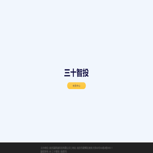 三十智投