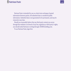 Natrium Paste