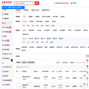 私募数据中心-国内私募基金公司产品经理数据平台-私募排排网