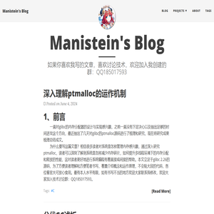 Manistein's Blog