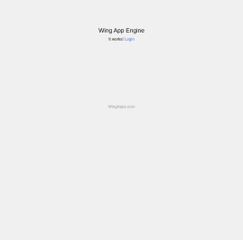 Wing App Engine