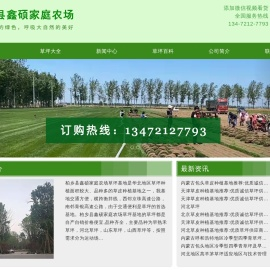 河北省石家庄市栾城区草坪种植基地_柏乡县鑫硕家庭农场_四季青_早熟禾_高羊茅_剪股颖_各种草坪草皮价格