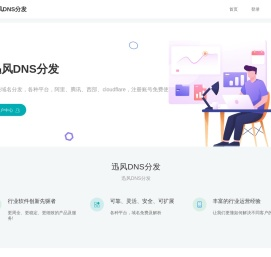 迅风DNS分发 - 二级域名分发服务平台