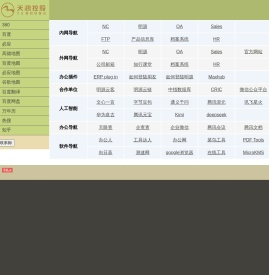 天鸿控股集团办公系统导航