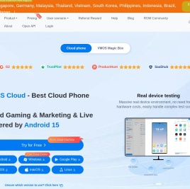 VMOS Cloud - 全球领先海外云手机｜最佳云游戏和直播营销的群控平台