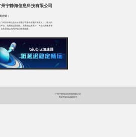 宁静海 - 公司介绍