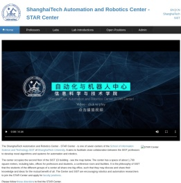 Home | ShanghaiTech Automation and Robotics Center - STAR Center