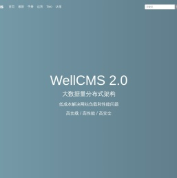 WellCMS - 承载亿级数据的高负载轻CMS，微奥程序员经验分享