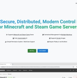 MCSManager | Free, Secure, Distributed, Modern Control Panel for Minecraft and Steam Game Servers.