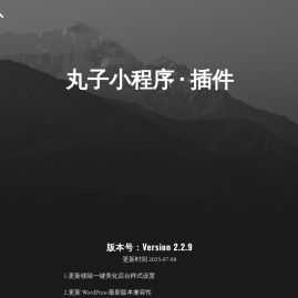 丸子小程序 - 优秀的WordPress小程序平台,提供社区论坛/电商/自媒体/博客/资讯小程序解决方案