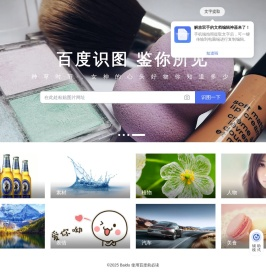 百度识图搜索结果