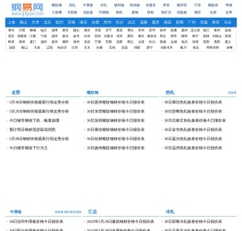 钢材价格今日报价表_钢材价格_钢易网