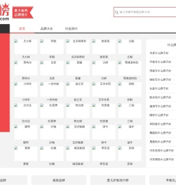 十大品牌排行榜 行业十大品牌排行榜 排排榜