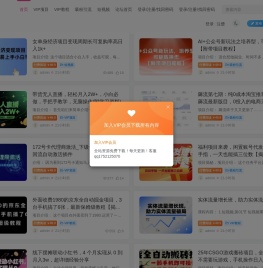 赚钱驿站-每天更新各大收费VIP教程和网赚项目