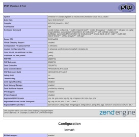 PHP 7.3.4 - phpinfo()