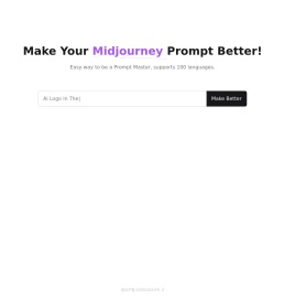 AI绘画关键词生成器：Midjourney Prompt生成器