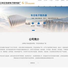 电子散热片-镇江新区恒威电子散热器厂