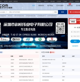 IC芯片采购_电子元器件IC网上交易平台-114IC电子网